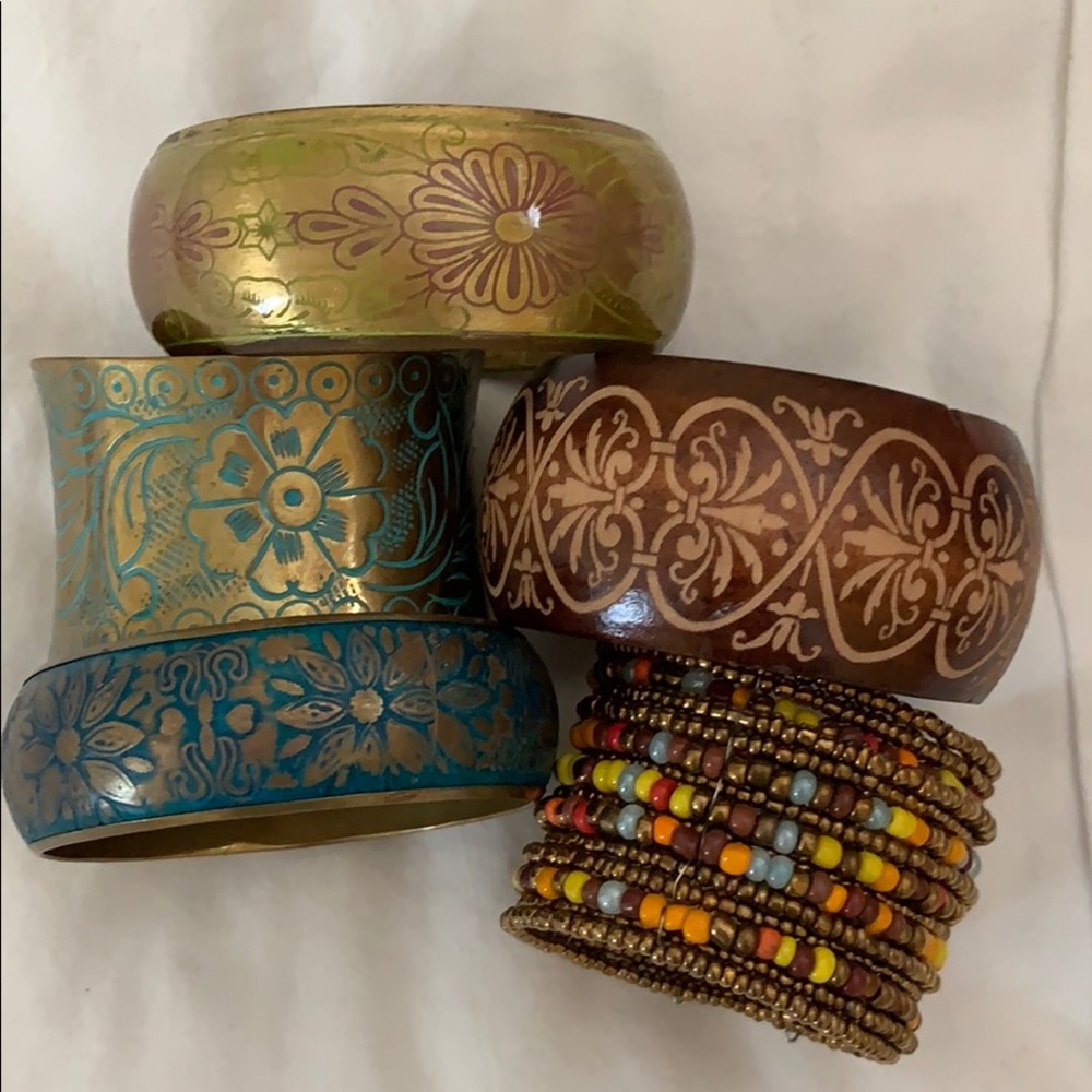 5 Bangle Bracelets